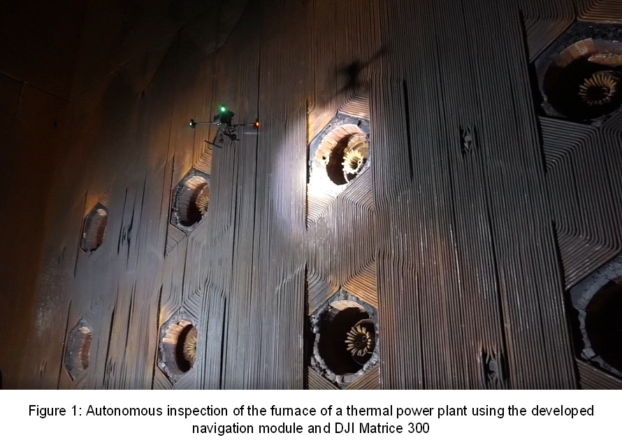 Autonomous inspection of furnaces of thermal power plants in 3 hours by Custom Drone Solutions LLC