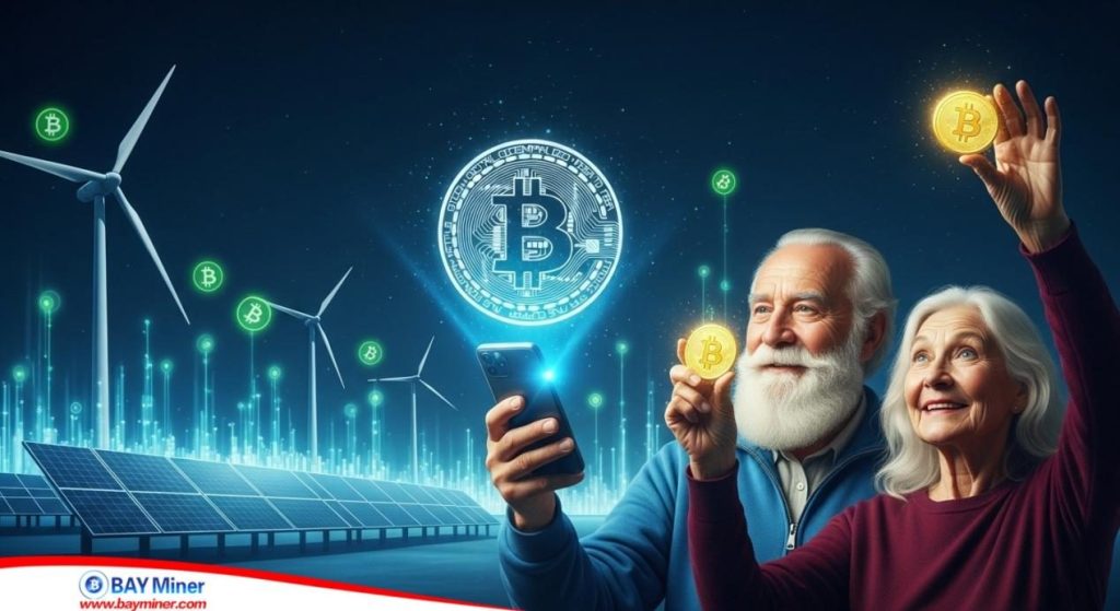 Retirees Earn Secure Daily Bitcoin Income with BAY Miner Cloud Mining