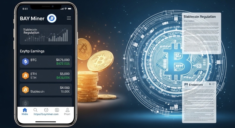 BAY Miner Launches Mobile App as Stablecoin Rules and Bitcoin Reserves Drive Crypto Income Innovation