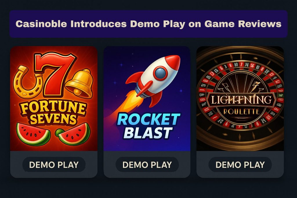 Casinoble Launches Demo Play on Game Reviews