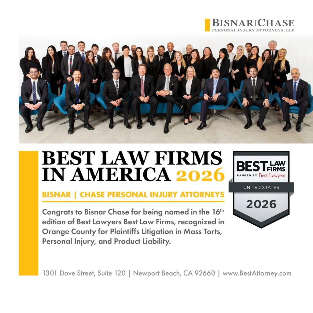 Bisnar Chase Named 2026 Law Firm of the Year by Best Lawyers