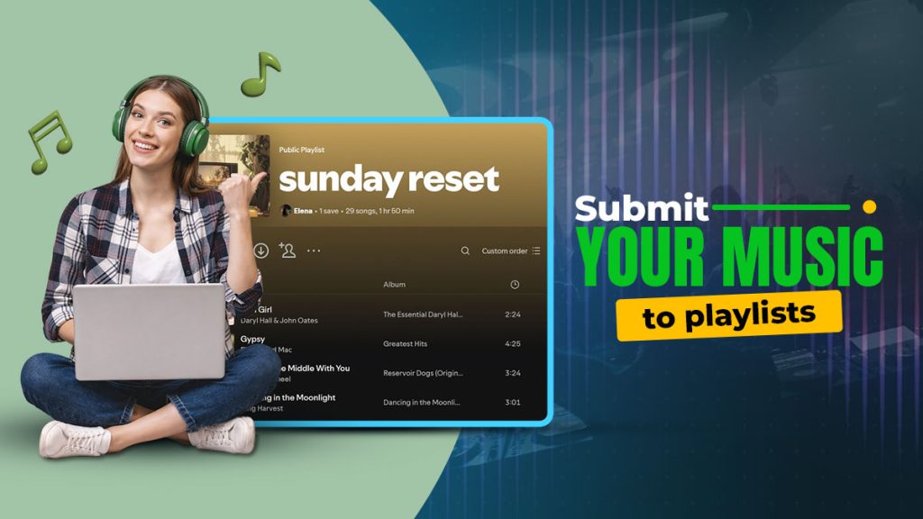 Submit your music to playlists
