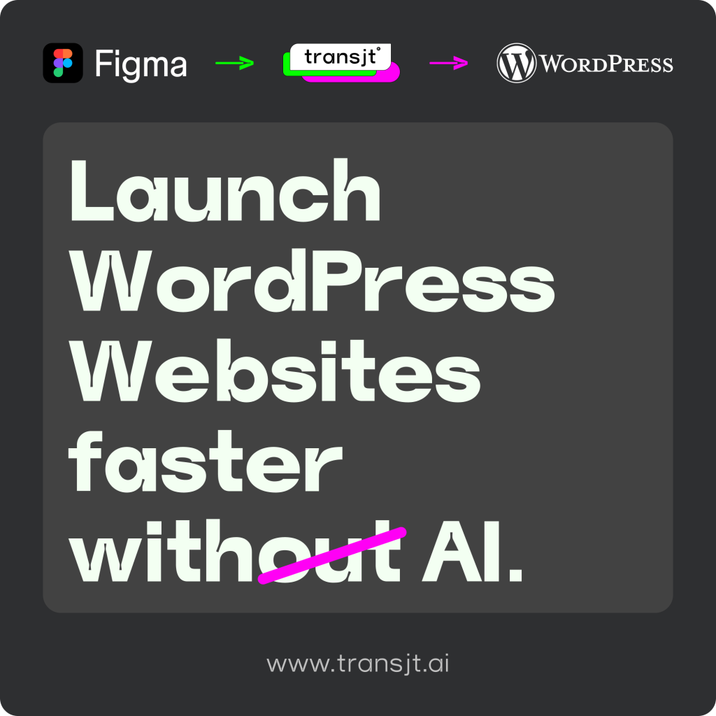 transjt.ai Automates WordPress Development, Converting Figma Designs to Native Gutenberg Blocks in Minutes