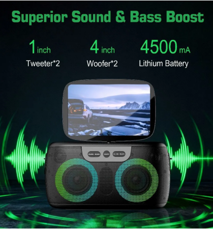 EDEN Unveils Waterproof Karaoke Video Speaker with Flame Light Technology for Venues