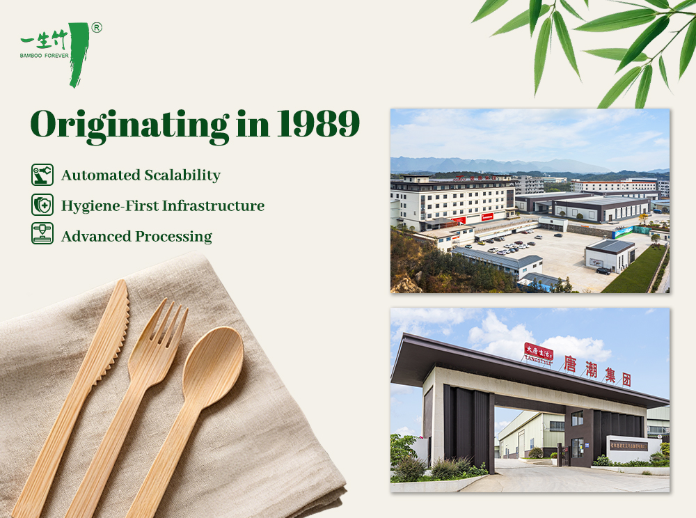 Bamboo Forever Showcases China Leading Custom Bamboo Cutlery Manufacturer Excellence at Canton Fair