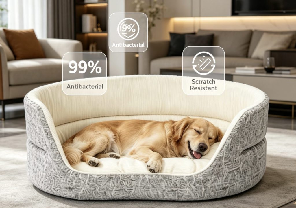 Pet Brand Private Label Guide: Choosing the OEM Supplier of Antibacterial, Anti-Mite – Odor-Resistant Pet Beds in China