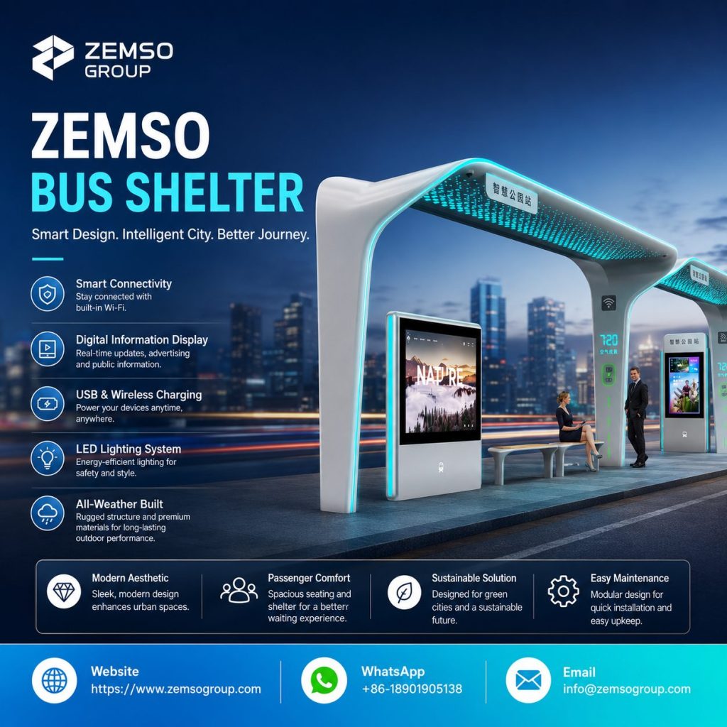 ZEMSO Leads the Future of Smart Cities with Innovative Urban Furniture Solutions
