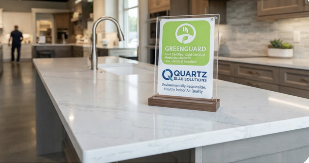 Global Leading Quartz Slab Solutions Provider: GREENGUARD Indoor Air Quality Standards by Lexiang Stone