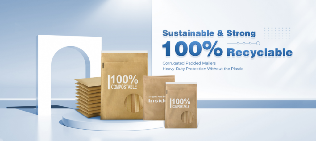 Paper Bubble Padded Mailers: Strong, Lightweight, and 100% Paper-Based | HJ Machinery