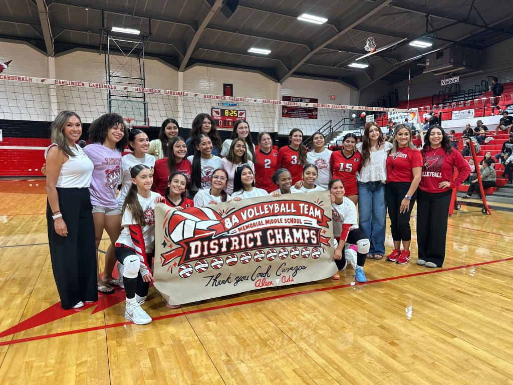 Memorial Middle School Lady Raiders Sweep District Championships
